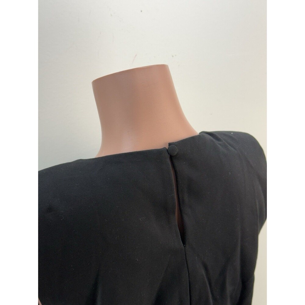 Cato Women Midi Dress Size 12 Sleeveless Round Neck Black - Picture 7 of 11